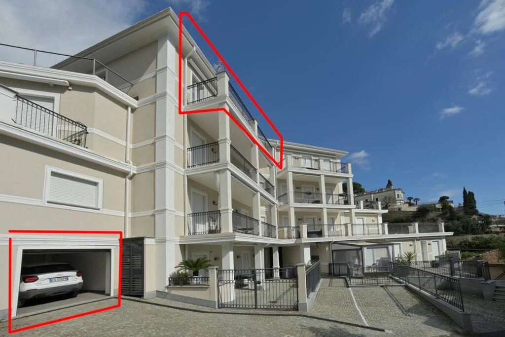 Luxury Apartament Con Garage Vista Mare Alassio Per 6 Persone Esterno foto